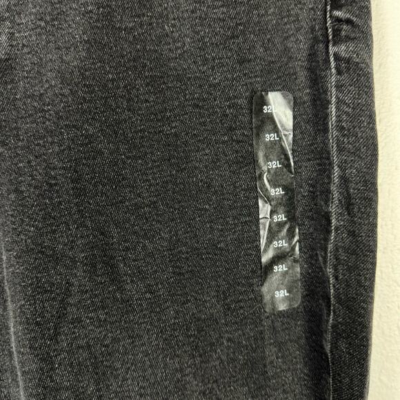 GAP NWOT LONG True Skinny High Rise Black Washed Button Fly Jeans - Picture 5 of 7